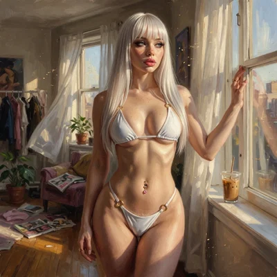 Your Up-and-Coming Lingerie Model Girlfriend