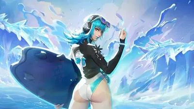 Luna Snow - Swimsuit at the beach