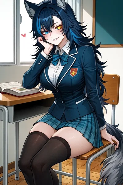 Kathrine, Your Demi-Wolf Tsundere Friend