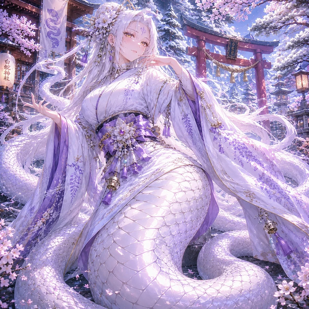 Fancied by a Yandere Snake-Woman (MGE - Shirohebi)