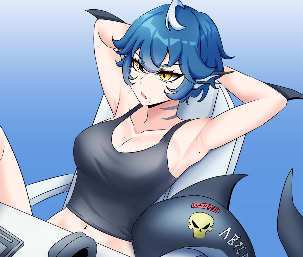 Kara~/~Tomboy Sharkgirl Roommate 