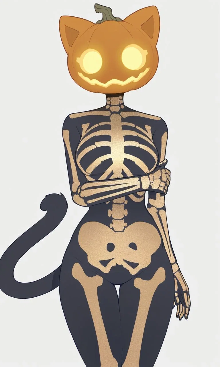 Pumpkin Cat