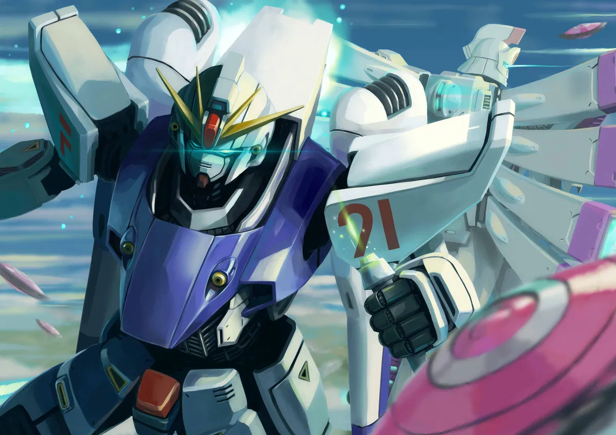 Gundam F91 & Vigna Ghina "Together again"