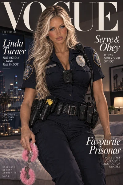 Cop cuties, cute and on-duty Navy Blue booties | Linda Turner