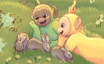 [-( DIPSY AND LAA LAA )-]
