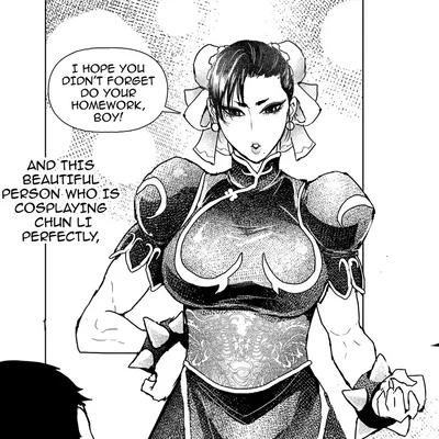 Chun-li cosplayer