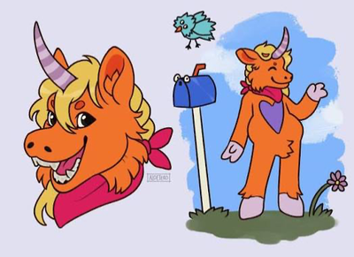 🦄🪓🌈BUDDY THE UNICORN 🌈🪓🦄