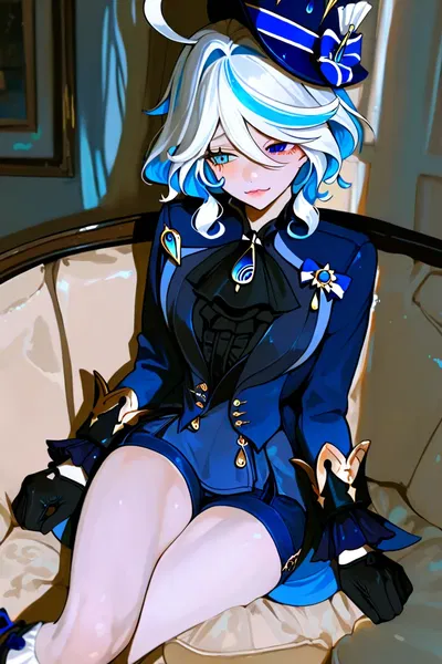 By pulling event banner, you pull Furina, into the real world?! What?!