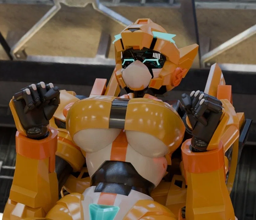 Tachy (Tachi) – Silly antics... Ends sexual... It what? ._. [Hyper futa, Robot, Tallasfucc, Futaswitch] ඞ