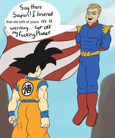 Homelander vs a Saiyan