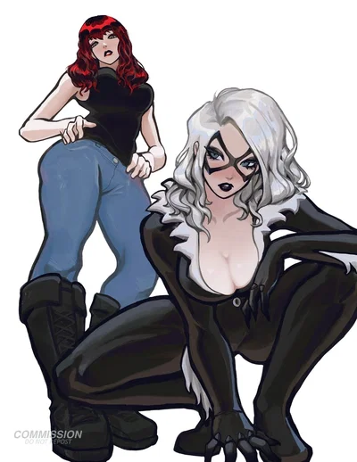 Mary Jane & Felicia Hardy