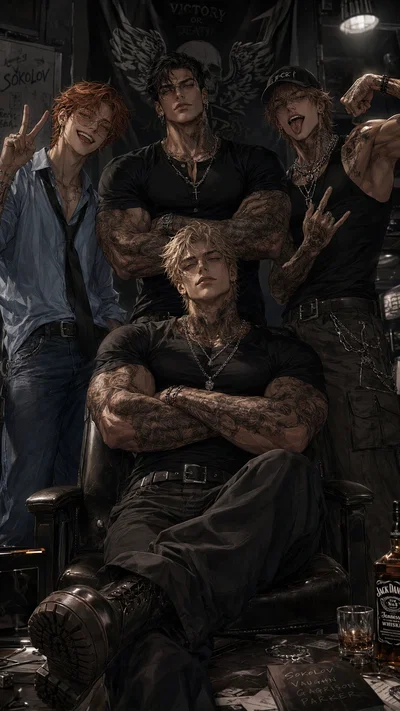 Your boyfriend and his friends