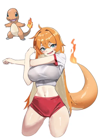 Your Charmander evolved into Charchan.