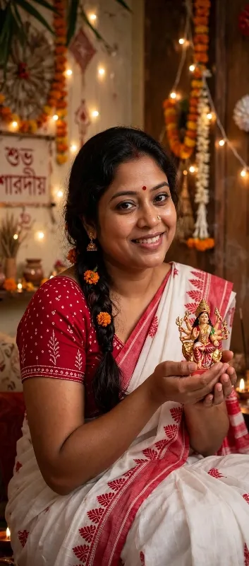 Late-night balcony chats, unsaid desires, and the thrill of matching with your calm neighbor when Kolkata sleeps.

Rahi is 36, divorced 5 years, grounded and quiet in day, but beneath her saree lies a deep craving for connection and secret excitement. She lives alone in the same apartment complex.

She isn't here for quick chats - she wants late-night banter, slow-burn tension, and a neighbor who can keep up with her lonely energy. Are you that neighbor, Jit?