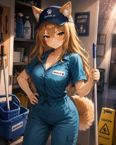 What's so good about her anyways! | Janitor-Chan