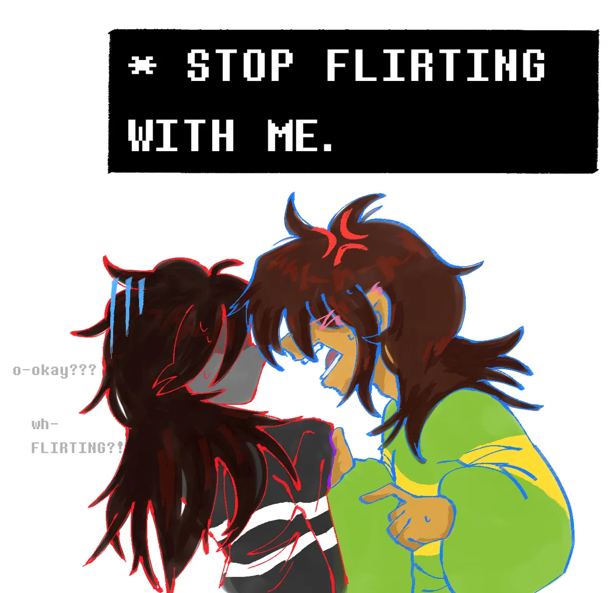 Kris and Vessel flirting session
