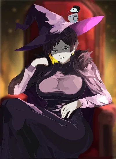 Binah  / Garion | A belated Christmas/New Year gift in a Halloween style.🎄🎃 | Library of Ruina 