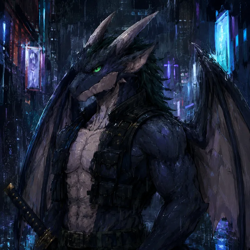 Draxus, The Blue Rain