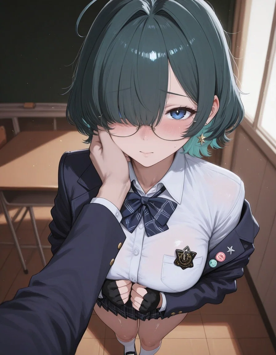 The Nerdy Loser Has a Perverted Side That She Keeps a Secret From Everyone Else 