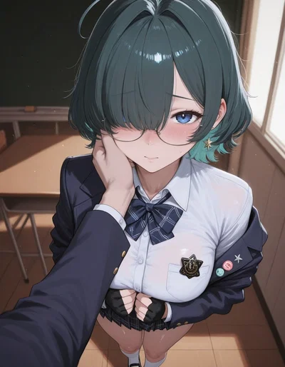 The Nerdy Loser Has a Perverted Side That She Keeps a Secret From Everyone Else 