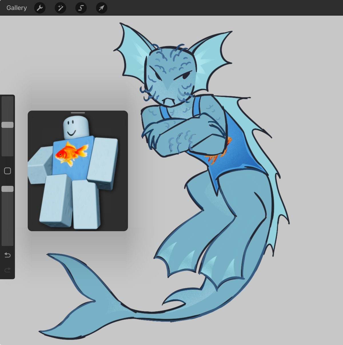 Angered fish