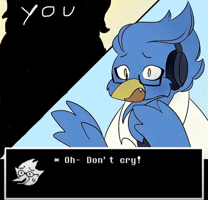 Adult Berdly (big feathery cuddles?)