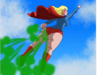 Helping Supergirl 