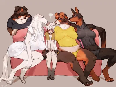 The roommates are dogs?
