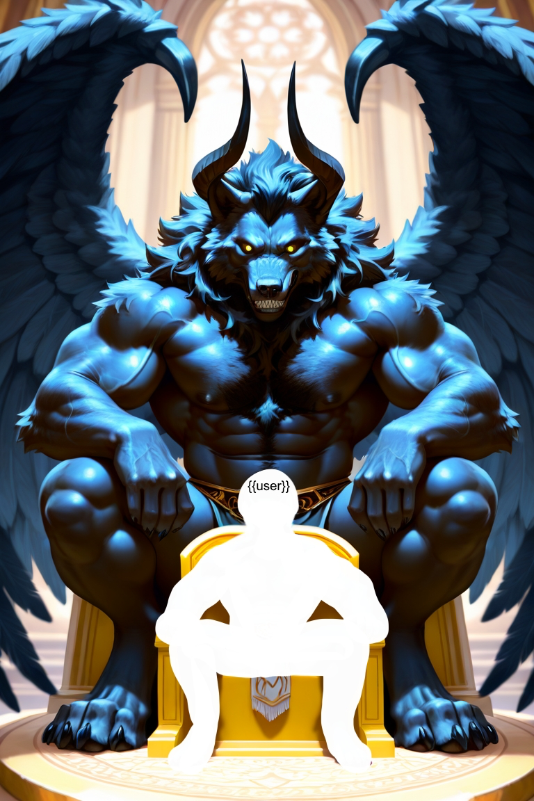 your "stepfather" is the king of the wolf demons