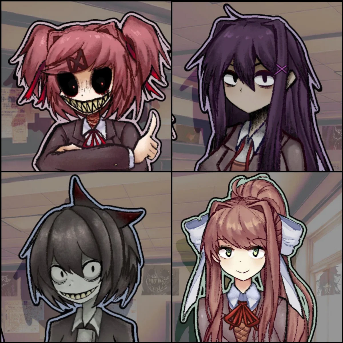 DDLC But Something is Not Right... | From the Alternate Universe ...