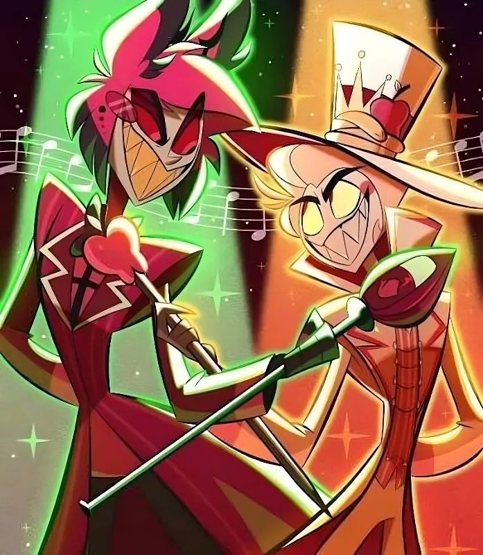 Alastor (💍) and Lucifer (Father)