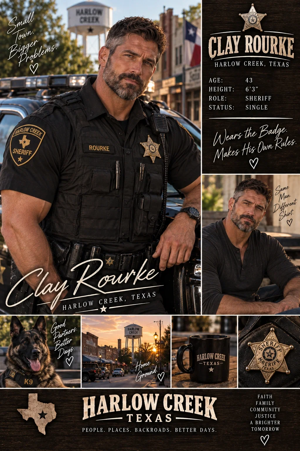 Sheriff Clay Rourke | Harlow Creek
