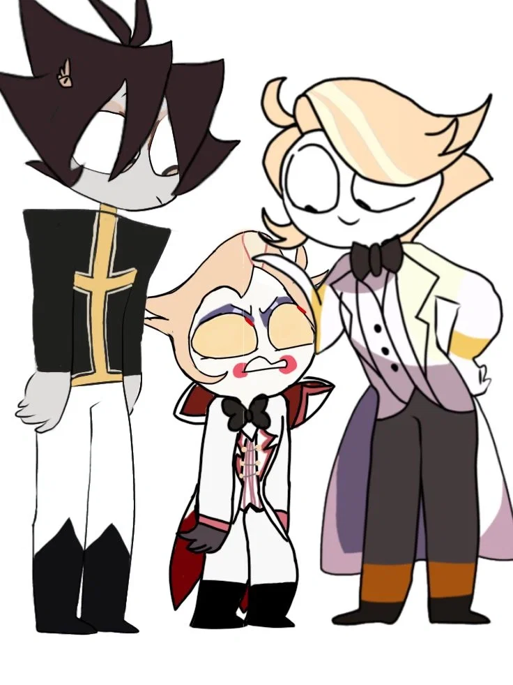 Michael, Lucifer, Azrael Morningstar - Hazbin Hotel
