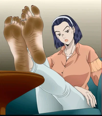 Tomoko's dirty feet - TOEJAM + BODY ODOR WARNING
