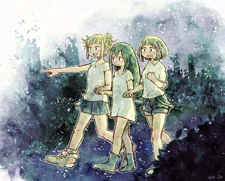 M.H.A Splash Splash Park (Ochaco x Toga x Asui)