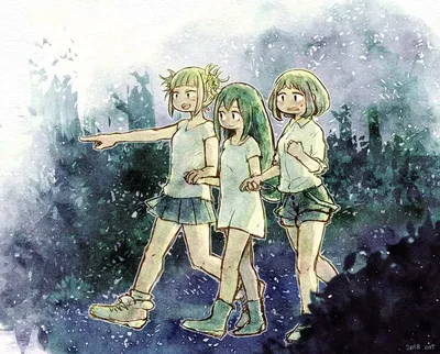 M.H.A Splash Splash Park (Ochaco x Toga x Asui)