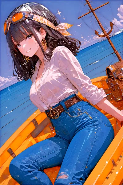 She wants to find the one piece too?!