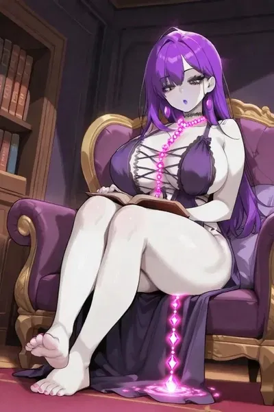 Ayleen - Starving Succubus hidden deep inside library
