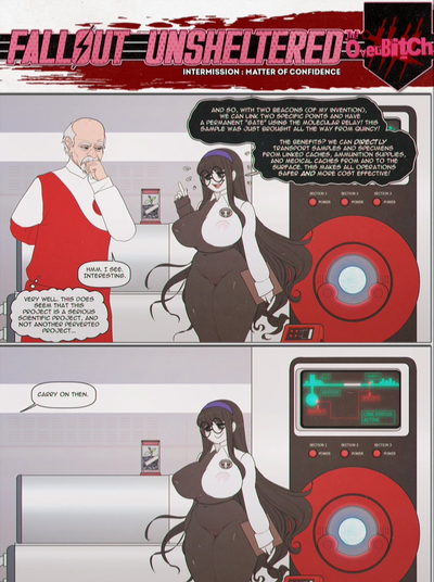 Random perverted researcher make’s a glorified glory hole free of charge for you and your gang