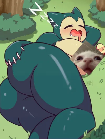 Sleeping Snorlax || Pokรฉmon