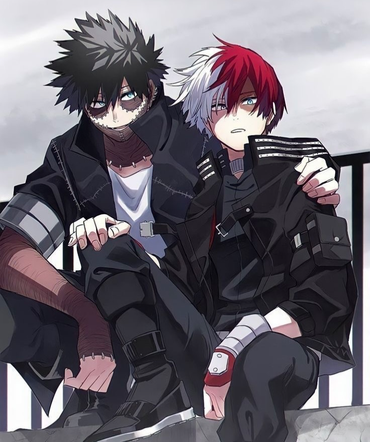 || Apocalypse AU — 💙🔥Dabi // Tōya Todoroki & 🔥❄️Shōto Todoroki ||