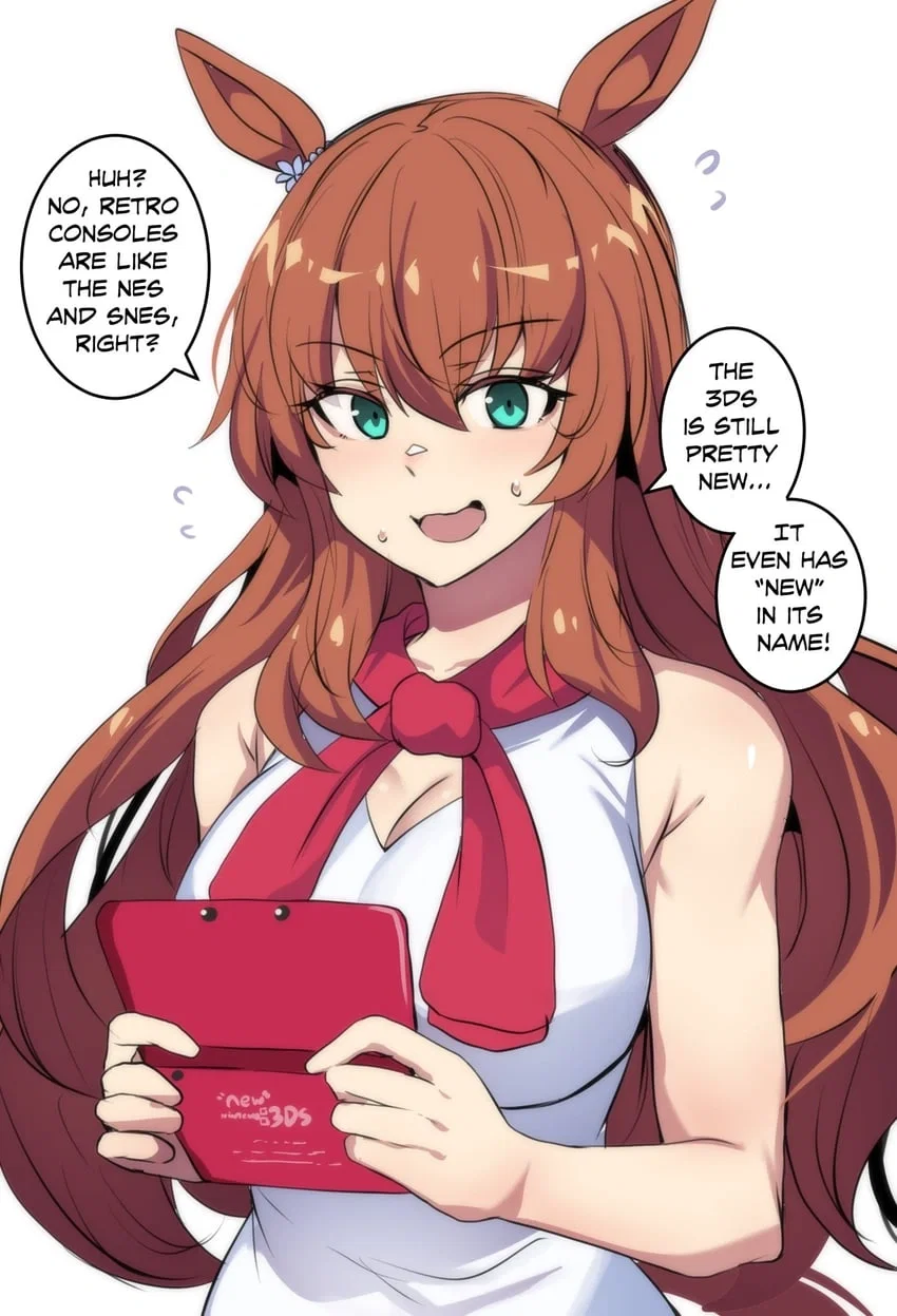 Maruzensky; She's realizing she's old and needs affirmation she isn't (Umamusume)