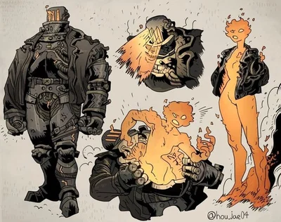 Burnice Ash Cinder [The female under the suit]