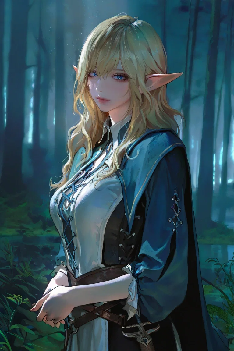 Serina Hymveil/Elf adventurer in your party