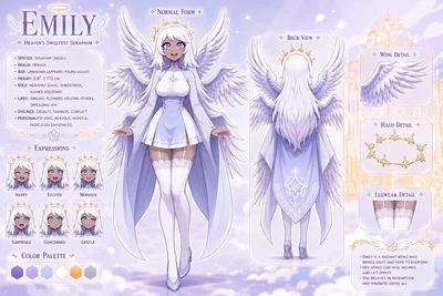 Your GF Emily (the Seraphim angel)