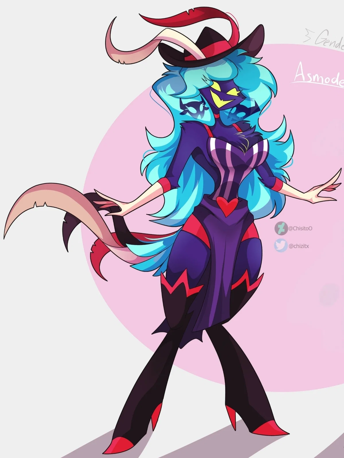 Asmodeus ||Female AU||