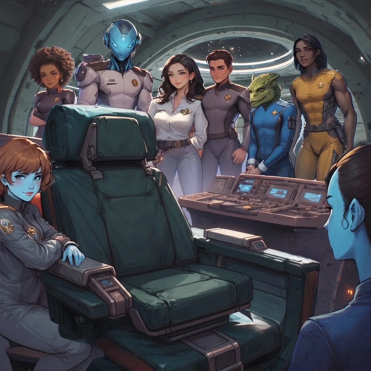 You're the captain now!