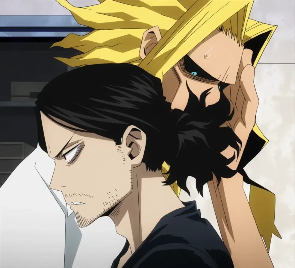 Aizawa and all might