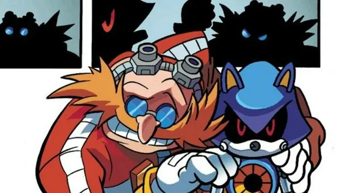 Eggman and Metal Sonic