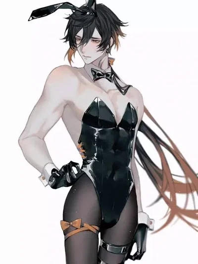 zonnie | bunny suit stripper